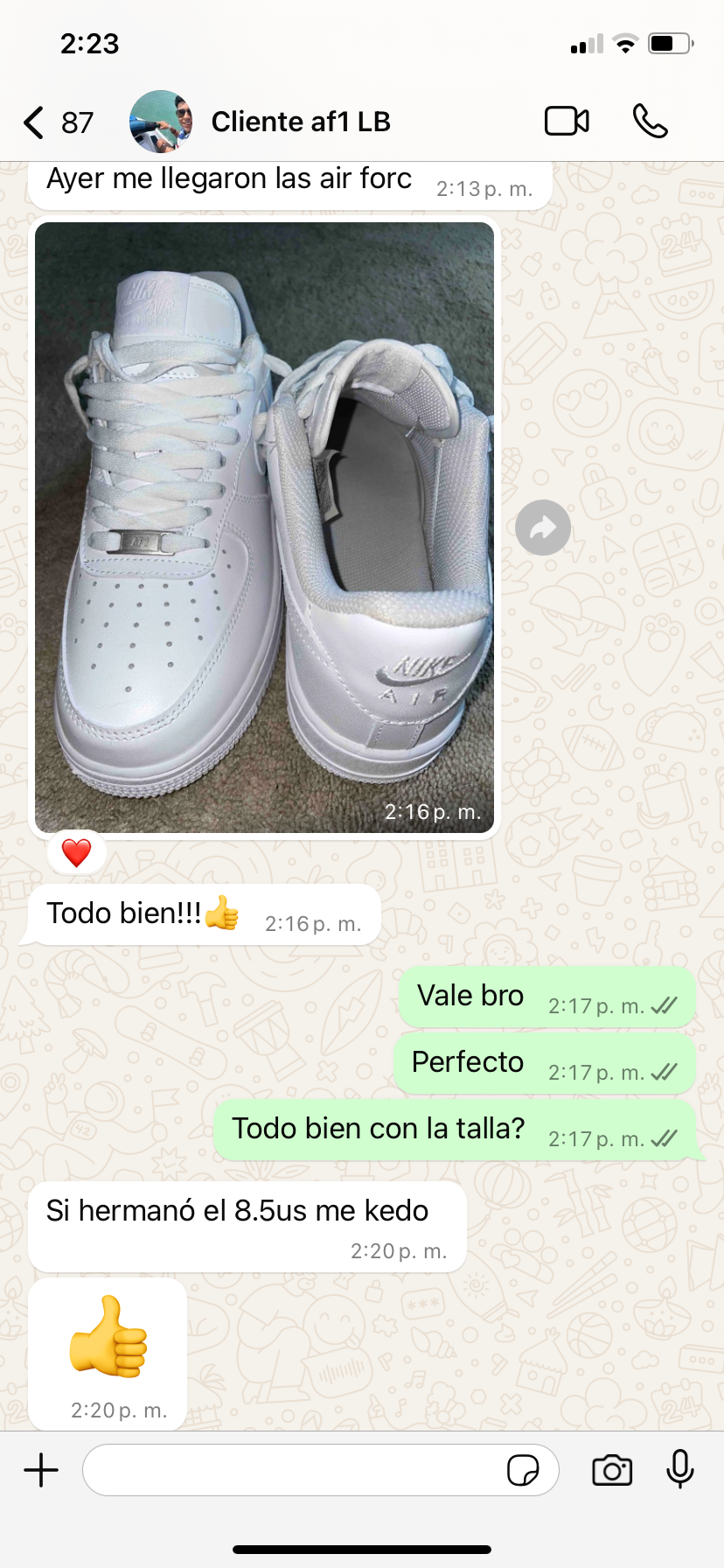 Feedback WhatsApp 3